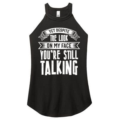 Funny Sarcasm Tee, Sarcastic Humor, Antisocial Humor Women's Perfect Tri Rocker Tank