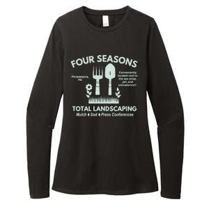 Four Seasons Total Landscaping Make America Rake Again Philadenphia Womens CVC Long Sleeve Shirt