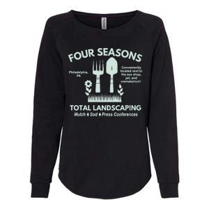 Four Seasons Total Landscaping Make America Rake Again Philadenphia Womens California Wash Sweatshirt