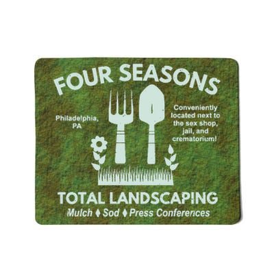 Four Seasons Total Landscaping Make America Rake Again Philadenphia Mousepad