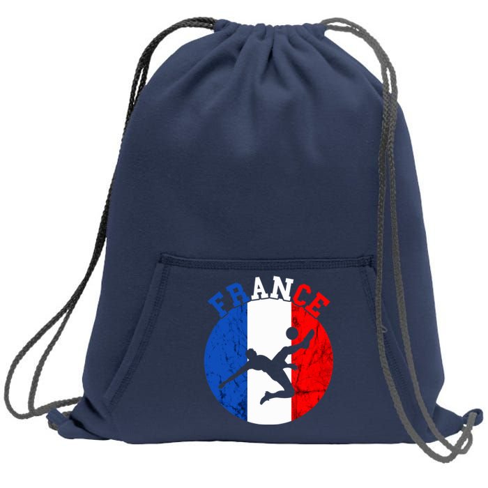 France Soccer Team Player France Soccer Team French Pride Sweatshirt Cinch Pack Bag