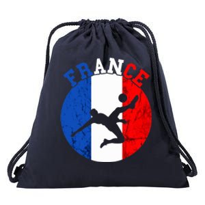 France Soccer Team Player France Soccer Team French Pride Drawstring Bag