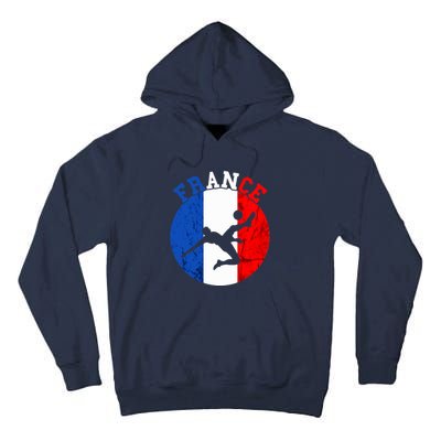 France Soccer Team Player France Soccer Team French Pride Tall Hoodie