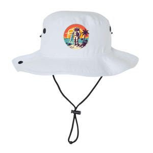 Funny Summer Time Surfing Astronaut Legacy Cool Fit Booney Bucket Hat