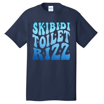 Funny Skibid.I Toilet Rizz Meme Tall T-Shirt