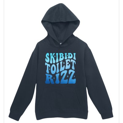 Funny Skibid.I Toilet Rizz Meme Urban Pullover Hoodie