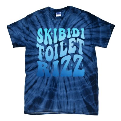 Funny Skibid.I Toilet Rizz Meme Tie-Dye T-Shirt