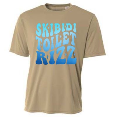 Funny Skibid.I Toilet Rizz Meme Cooling Performance Crew T-Shirt