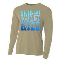 Funny Skibid.I Toilet Rizz Meme Cooling Performance Long Sleeve Crew