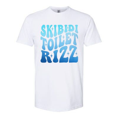 Funny Skibid.I Toilet Rizz Meme Softstyle CVC T-Shirt