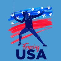 Fencing Support The Team Fencing Player Usa Flag Tie Dye Hoodie