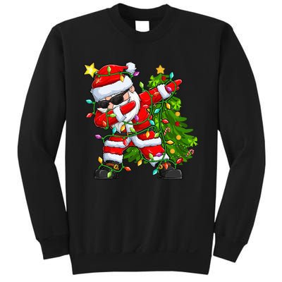 Festive Santa Tree Lights Unique Christmas Gifts Sweatshirt