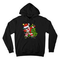 Festive Santa Tree Lights Unique Christmas Gifts Tall Hoodie