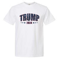 Faux Sequins Trump 2024 President Make America Trump Again Garment-Dyed Heavyweight T-Shirt