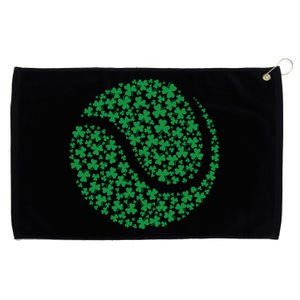 Funny Shamrock Tennis Ball St Patrick's Day Irish Great Gift Grommeted Golf Towel