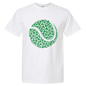 Funny Shamrock Tennis Ball St Patrick's Day Irish Great Gift Garment-Dyed Heavyweight T-Shirt