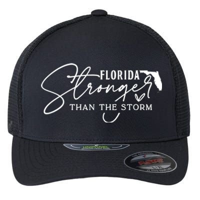 Florida Stronger Than The Storm Hurricane Milton Flexfit Unipanel Trucker Cap