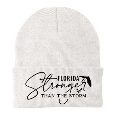 Florida Stronger Than The Storm Hurricane Milton Knit Cap Winter Beanie