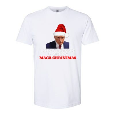 Funny Santa Trump Have Yourself A Merry Maga Christmas Xmas Softstyle CVC T-Shirt