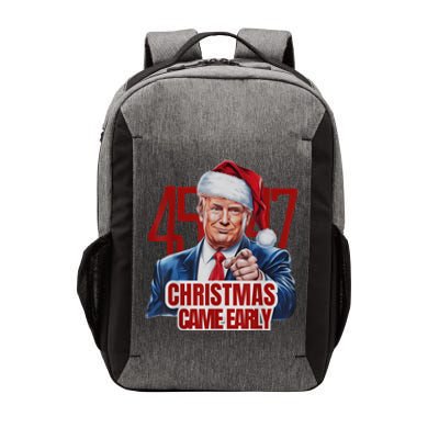 Funny Santa Trump Christmas Came Early 47th President Xmas Vector Backpack