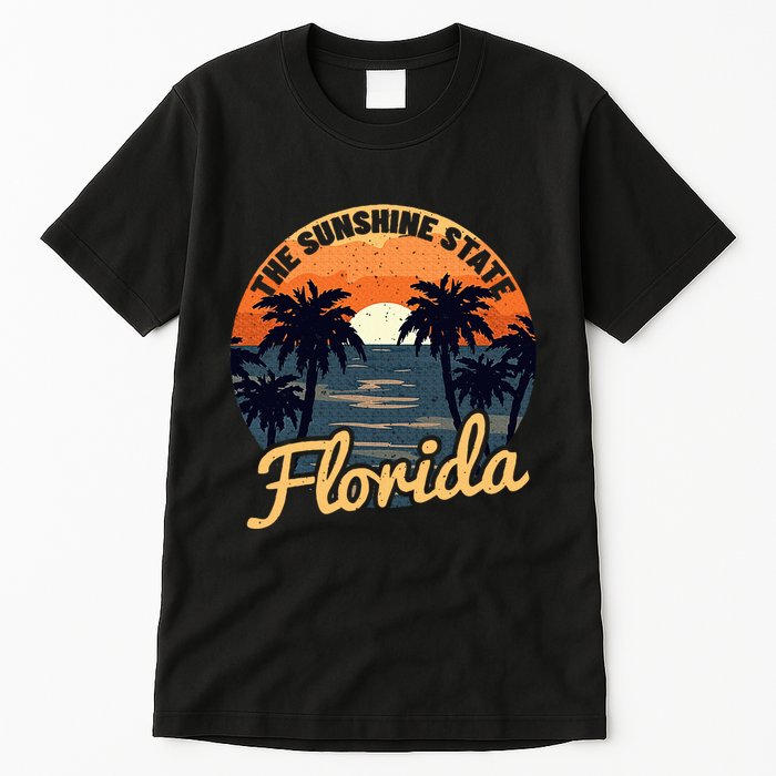 Florida Sunset Throwback Design Classic Tall T-Shirt