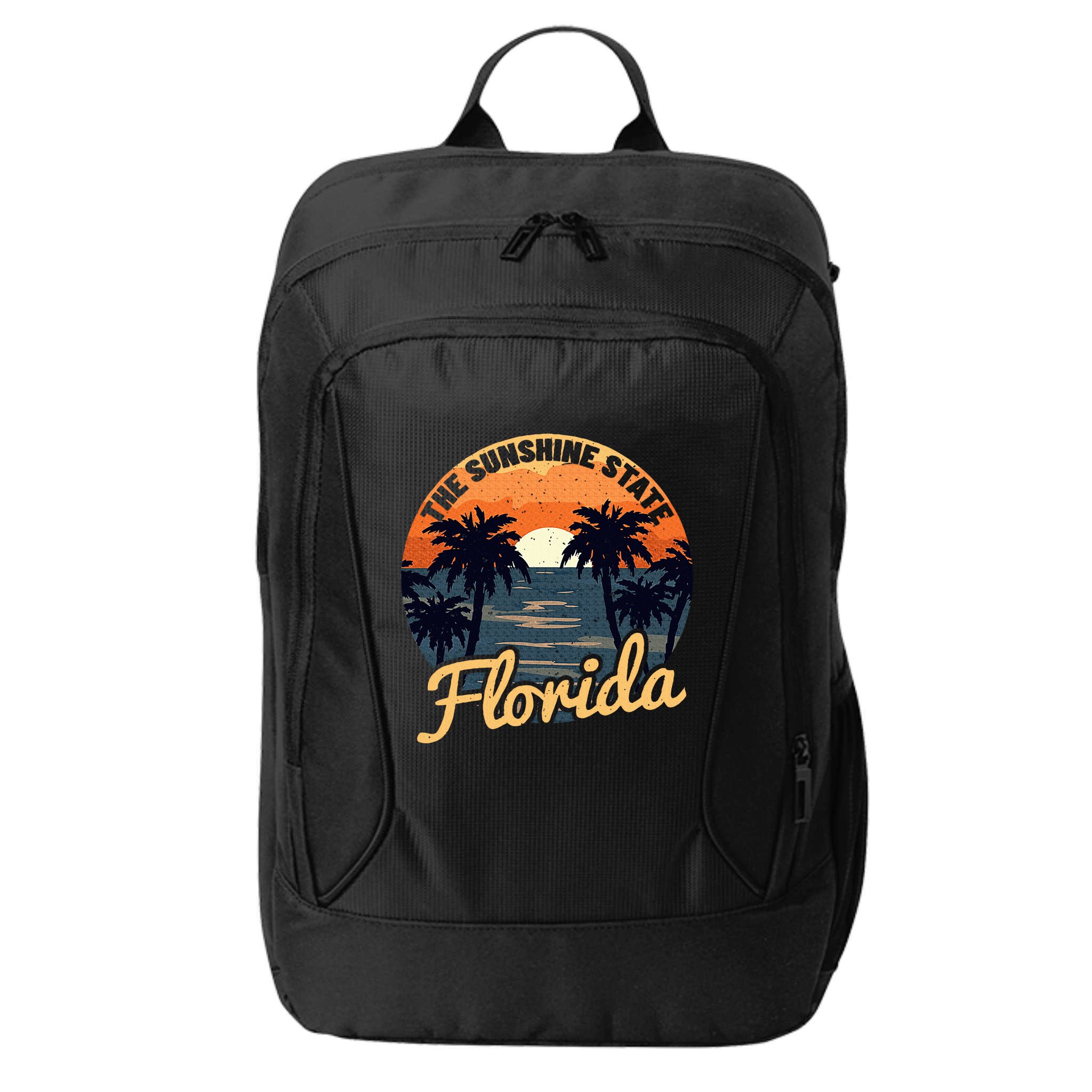 Florida Sunset Throwback Design Classic City Backpack