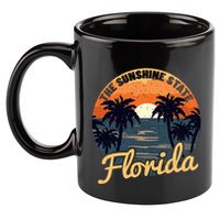Florida Sunset Throwback Design Classic 11oz C Handle Ceramic Mug