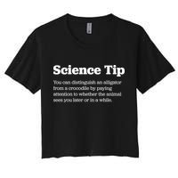 Funny Science Tip How To Distinguish A Alligator From A Crocodile Crop Top