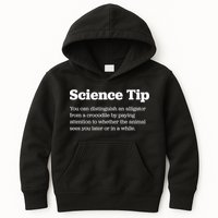 Funny Science Tip How To Distinguish A Alligator From A Crocodile Kids Hoodie