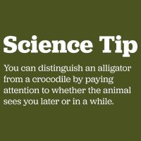 Funny Science Tip How To Distinguish A Alligator From A Crocodile Daily Commute Backpack