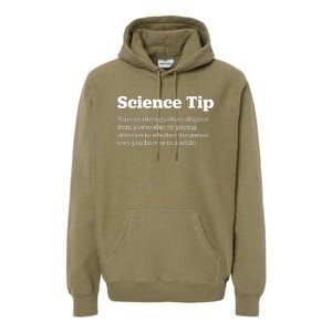 Funny Science Tip How To Distinguish A Alligator From A Crocodile Premium Hoodie