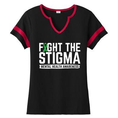 Fight Stigma Tal Health Awareness Tal Health Advocate Cool Gift Ladies Halftime Notch Neck Tee