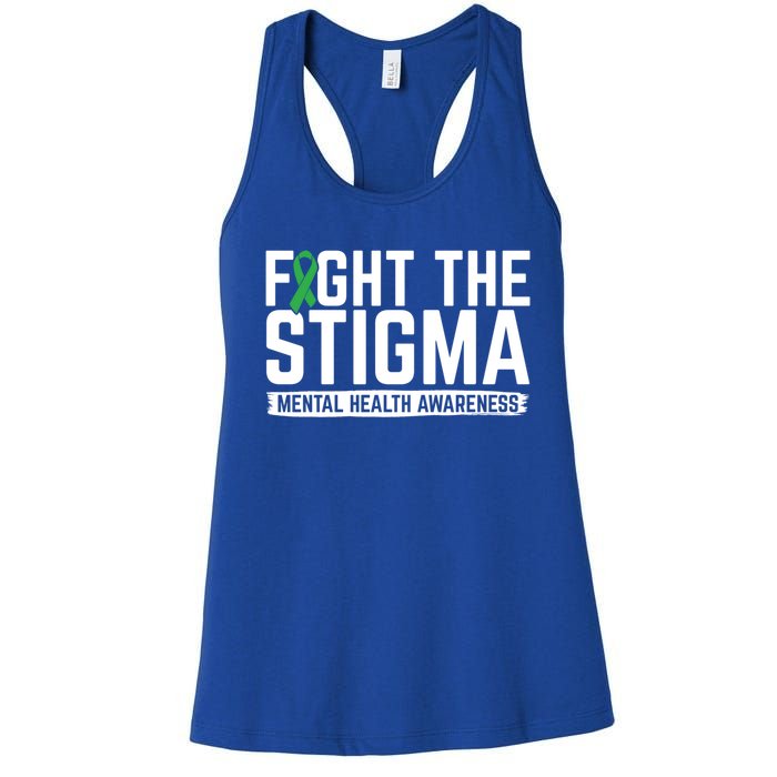 Fight Stigma Tal Health Awareness Tal Health Advocate Cool Gift Women's Racerback Tank