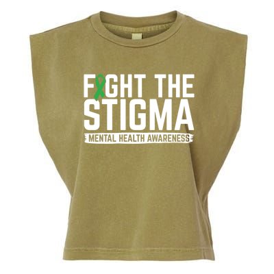 Fight Stigma Tal Health Awareness Tal Health Advocate Cool Gift Garment-Dyed Women's Muscle Tee