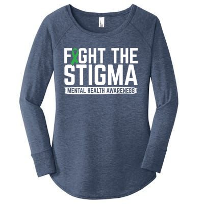 Fight Stigma Tal Health Awareness Tal Health Advocate Cool Gift Women's Perfect Tri Tunic Long Sleeve Shirt