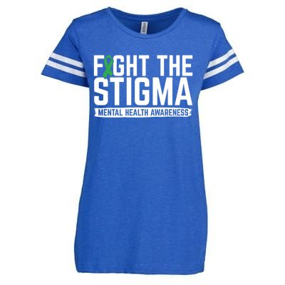 Fight Stigma Tal Health Awareness Tal Health Advocate Cool Gift Enza Ladies Jersey Football T-Shirt