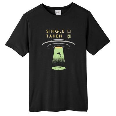 Funny Single Taken Tall Fusion ChromaSoft Performance T-Shirt