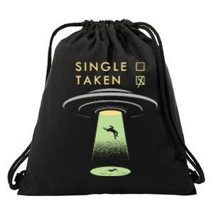 Funny Single Taken Drawstring Bag