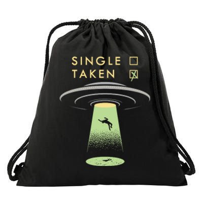 Funny Single Taken Drawstring Bag