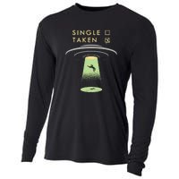 Funny Single Taken Cooling Performance Long Sleeve Crew