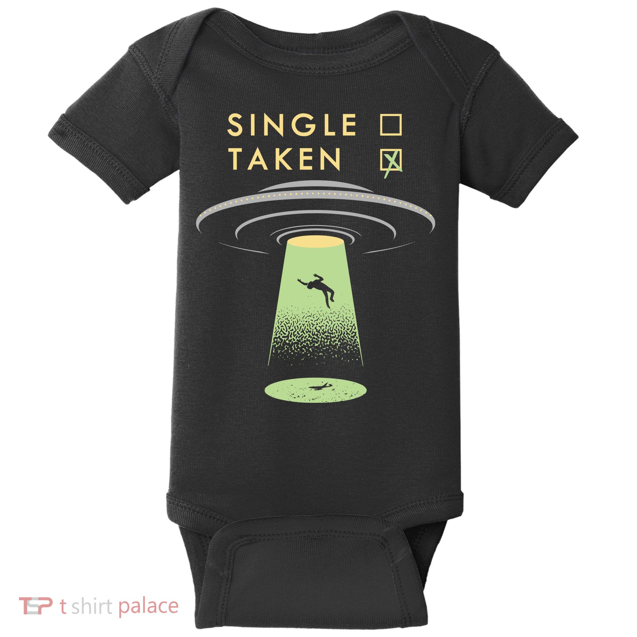 Funny Single Taken Baby Bodysuit