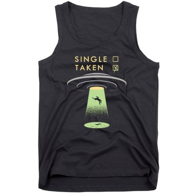 Funny Single Taken Tank Top