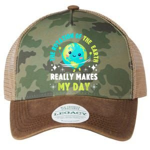 Funny Science The Rotation Of The Earth Makes My Day Legacy Tie Dye Trucker Hat