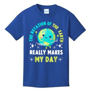 Funny Science The Rotation Of The Earth Makes My Day Kids T-Shirt