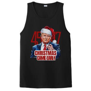 Funny Santa Trump Christmas Came Early 47th President Xmas PosiCharge Competitor Tank