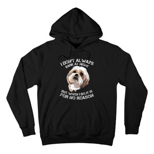 Funny Shih Tzu Dog Pet Breed T Bark Barking Gift Color Hoodie