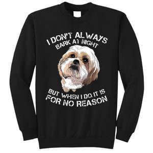 Funny Shih Tzu Dog Pet Breed T Bark Barking Gift Color Sweatshirt