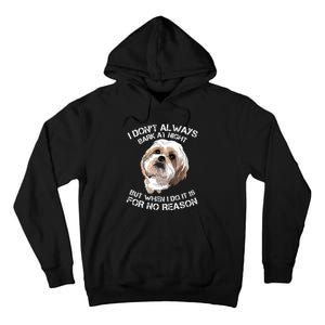 Funny Shih Tzu Dog Pet Breed T Bark Barking Gift Color Tall Hoodie