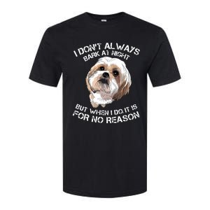 Funny Shih Tzu Dog Pet Breed T Bark Barking Gift Color Softstyle CVC T-Shirt