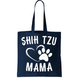 Funny Shih Tzu Mama Gift Pet Doggy Lover Apparel Dog Mom Tote Bag